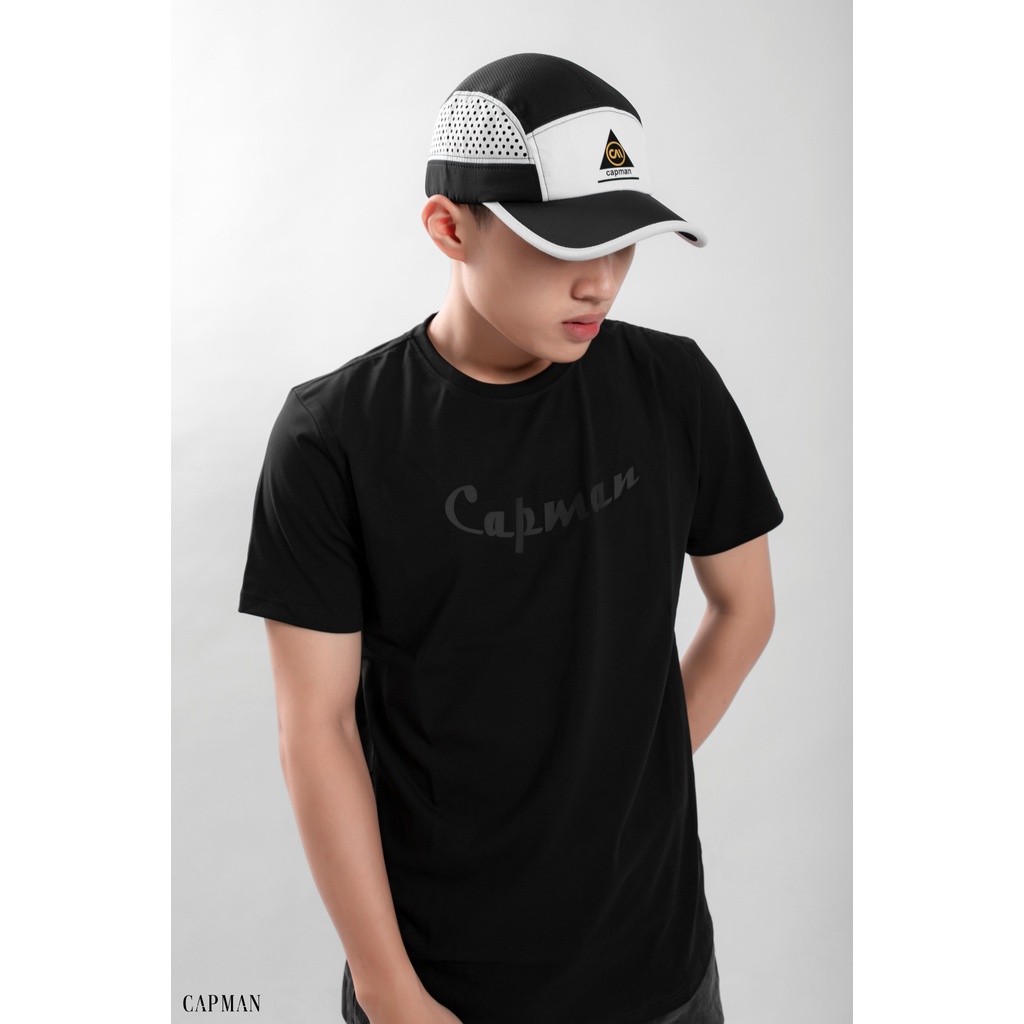 Mũ lưỡi trai chính hãng CAPMAN phom dáng thể thao CM56 vải dù phối lưới