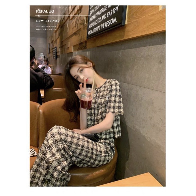 Lâu lâu về dc set mê mẩn thật sự🖤 Set Cati với 2 màu siêu sang chảnh đẹp xuất sắc!