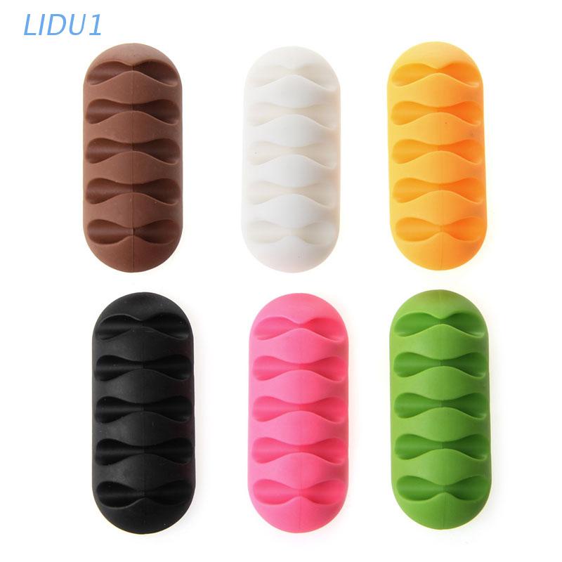 Dụng cụ giữ dây cáp tai nghe 5 kẹp tiện lợi LIDU1