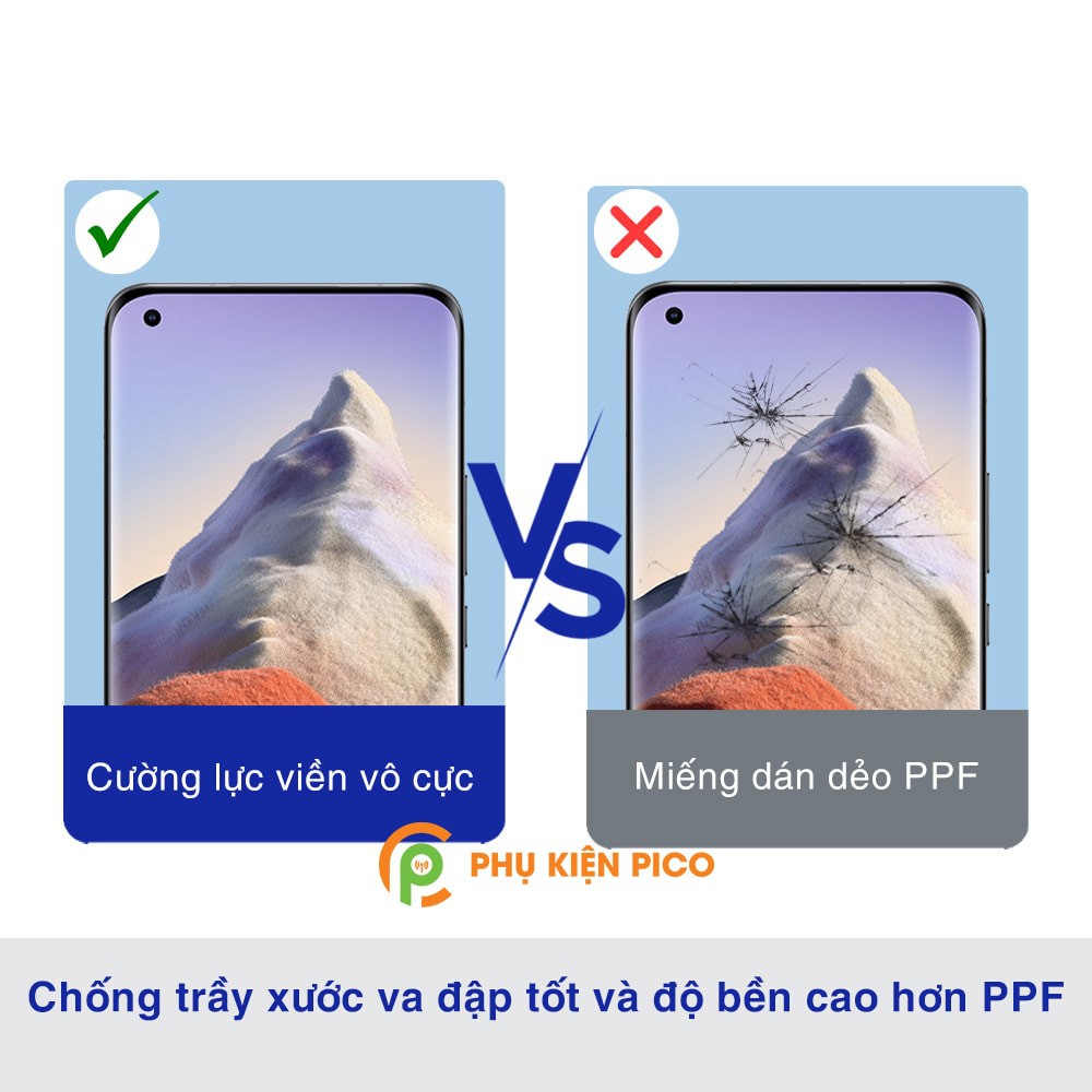 Kính cường lực Xiaomi Mi 11 Ultra viền vô cực full keo full màn nhận vân tay màn hình - Dán màn hình Xiaomi Mi 11 Ultra