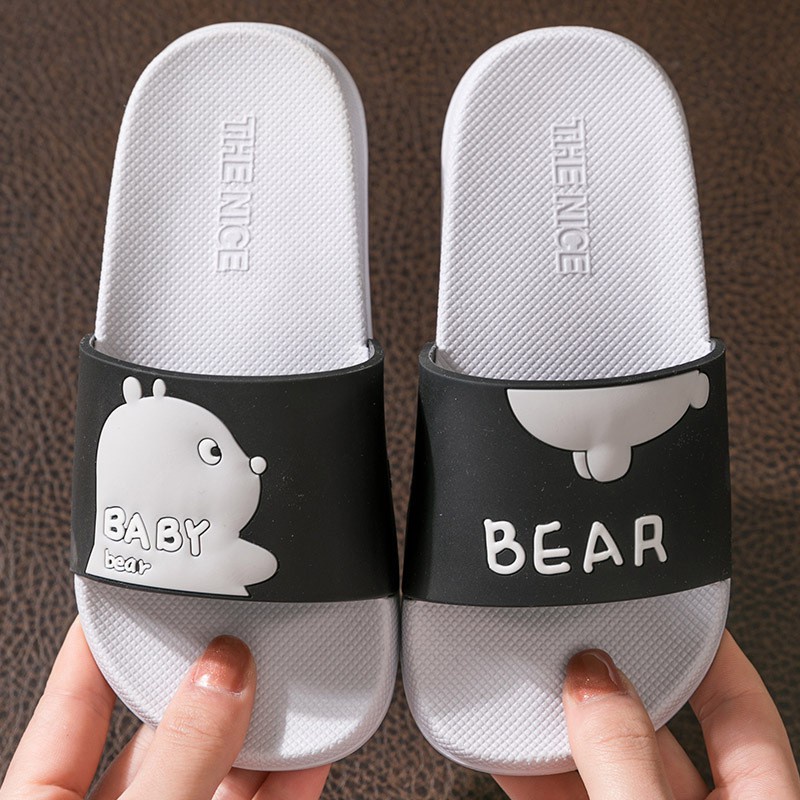 [XẢ HÀNG CUỐI NĂM] Dép Quai Ngang Mềm Baby Bear Phong Cách Hàn Cho Bé Trai Bé Gái MihoShop