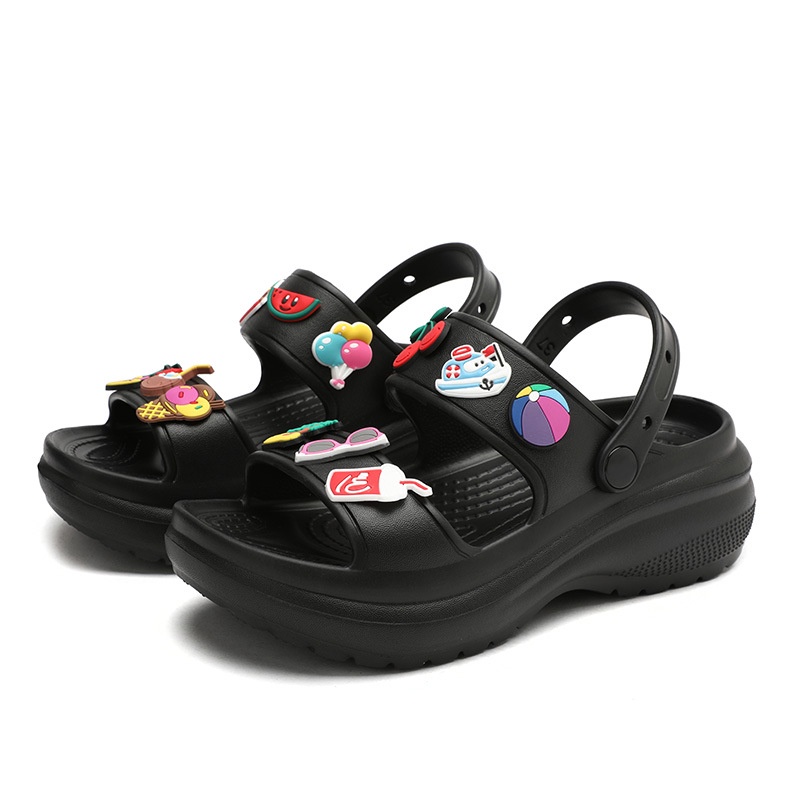 Giày sandal IELGY đế dày phong cách Hàn Quốc thời trang đi biển cho nữ