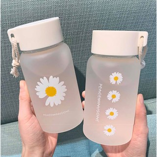 Bình nước nhám mờ hoa cúc cao cấp 🌼🌼🌼