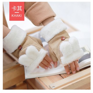 Găng tay tai thỏ đáng yêu