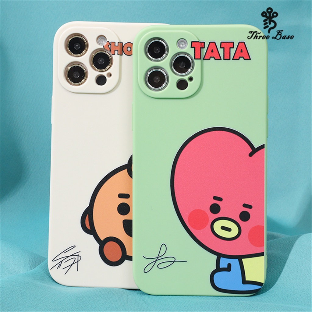 Ốp Điện Thoại Tpu Dẻo In BTS BT21 TATA KOYA RJ MANG CHIMMY SHOOKY Iphone8 7Plus 8plus X XS XR XSMax 11Pro max iphone 11 12