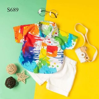 Bộ cộc tay nhiệt đới