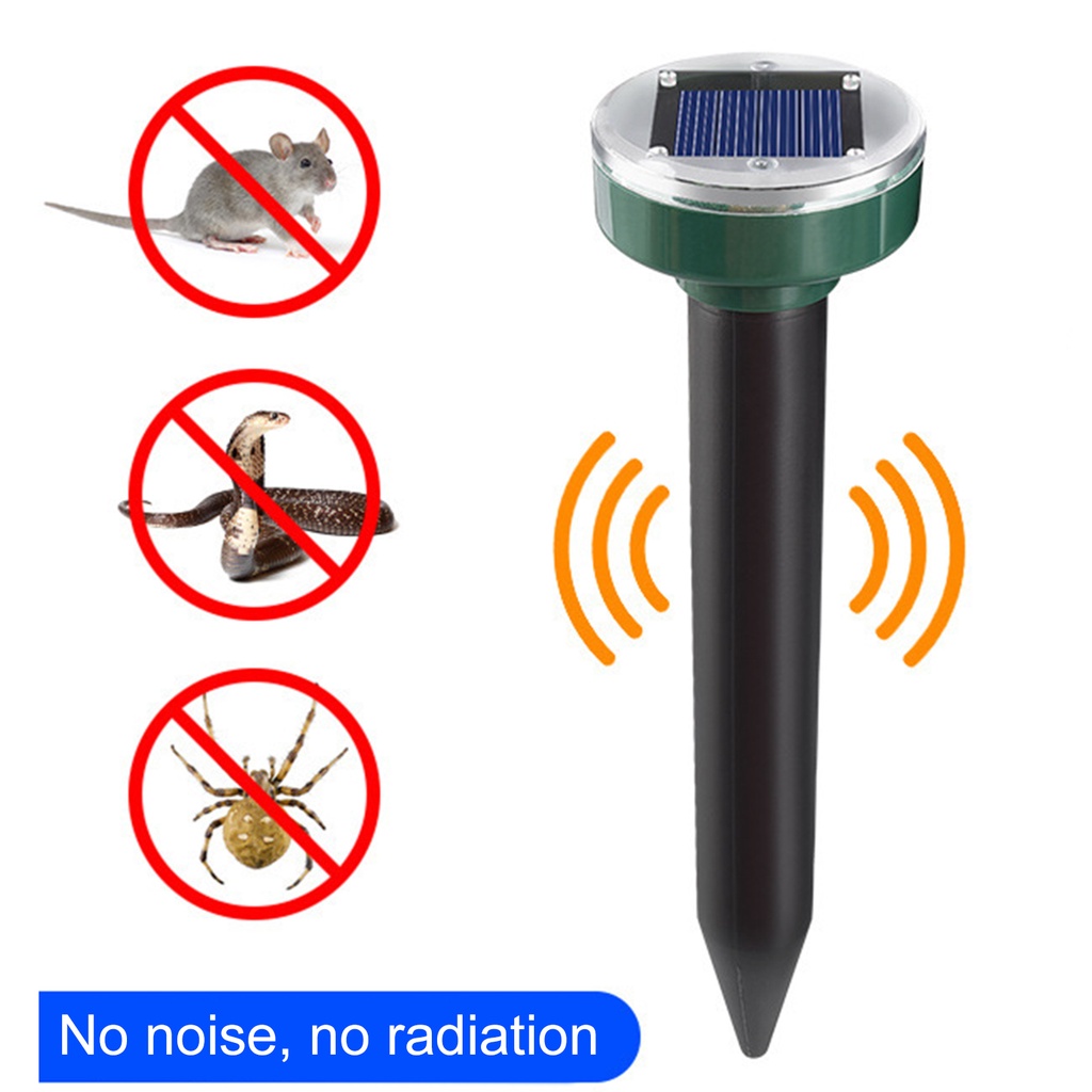 Thiết Bị Đuổi Chuột Bằng Sóng Siêu Âm Hồng Ngoại Sử Dụng Năng Lượng Mặt Trời
