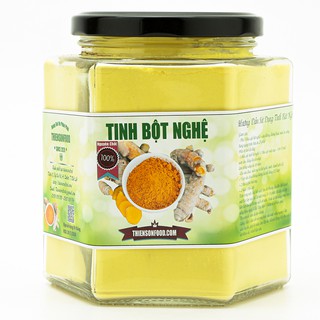 Tinh Bột Nghệ Nguyên Chất 100%, Hũ Thủy Tinh