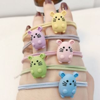 Cột tóc chuột cute