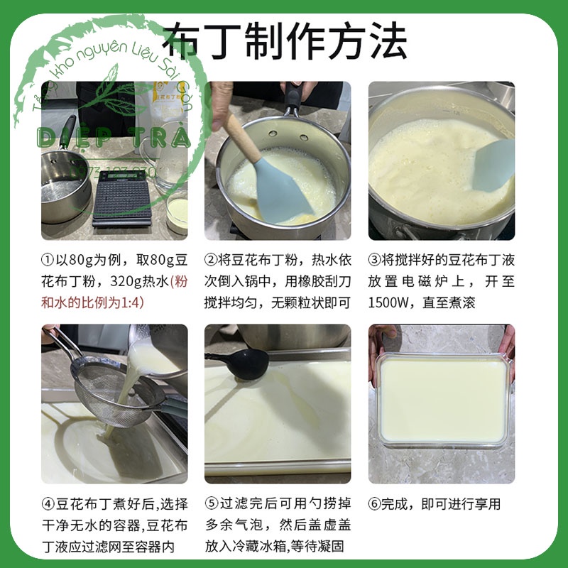 Bột Pudding Đậu Nành Yelanshan