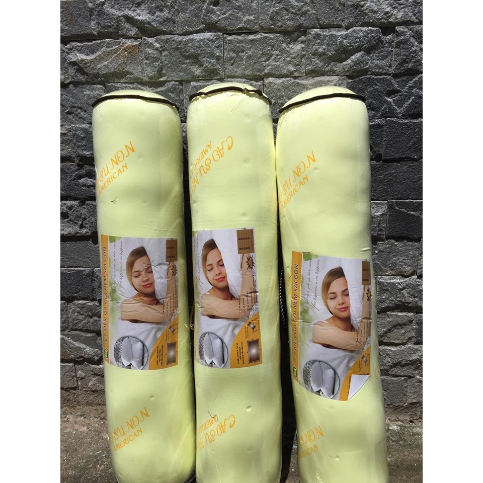 Gối Ôm Cao Su Non Cao Cấp Siêu Đàn Hồi - kích thước lớn 30cm ×100cm - đồ dùng phòng ngủ cho gia đình