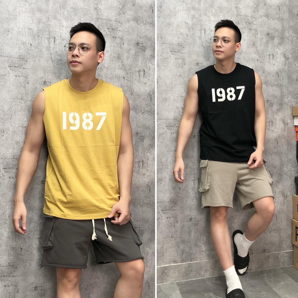 Áo sát nách tanktop bigsize 100kg gym thể thao oversize chất cotton SNTQ - 3008