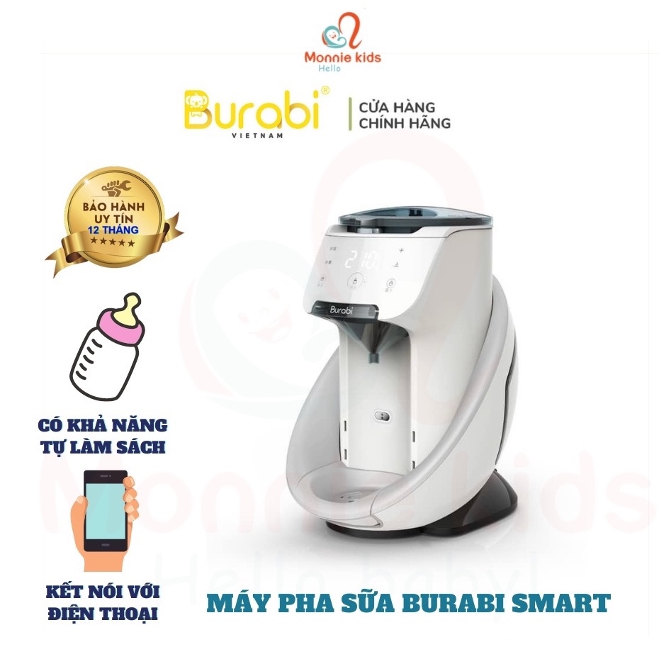 [Bảo hành 1 năm] Máy pha sữa tự động thông minh BURABI PLUS O2S thế hệ 6