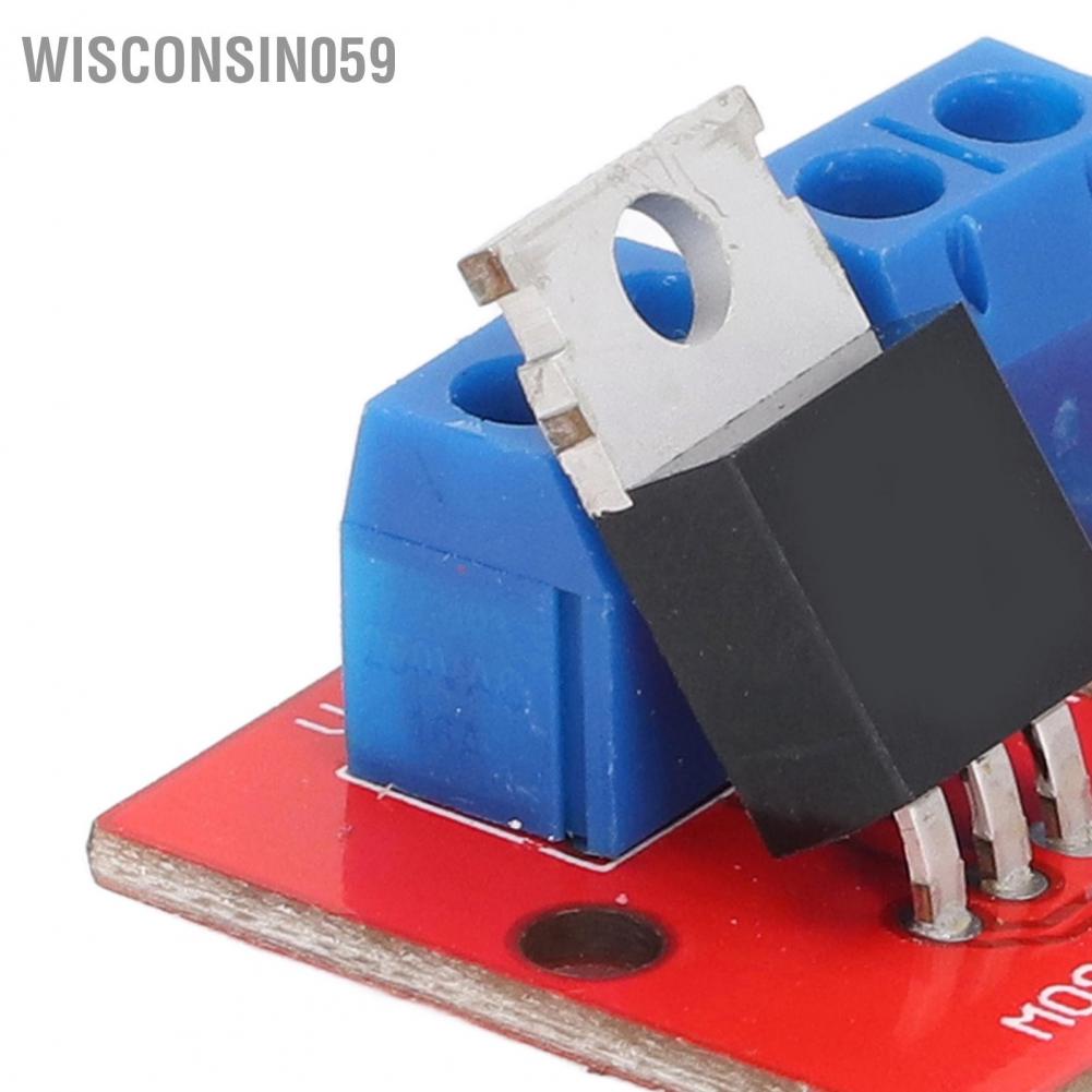 Wisconsin059 4Pcs IRF520 Driver Module MOS Drive Board Accessory Set Kit for Raspberry Pi 0‑24V