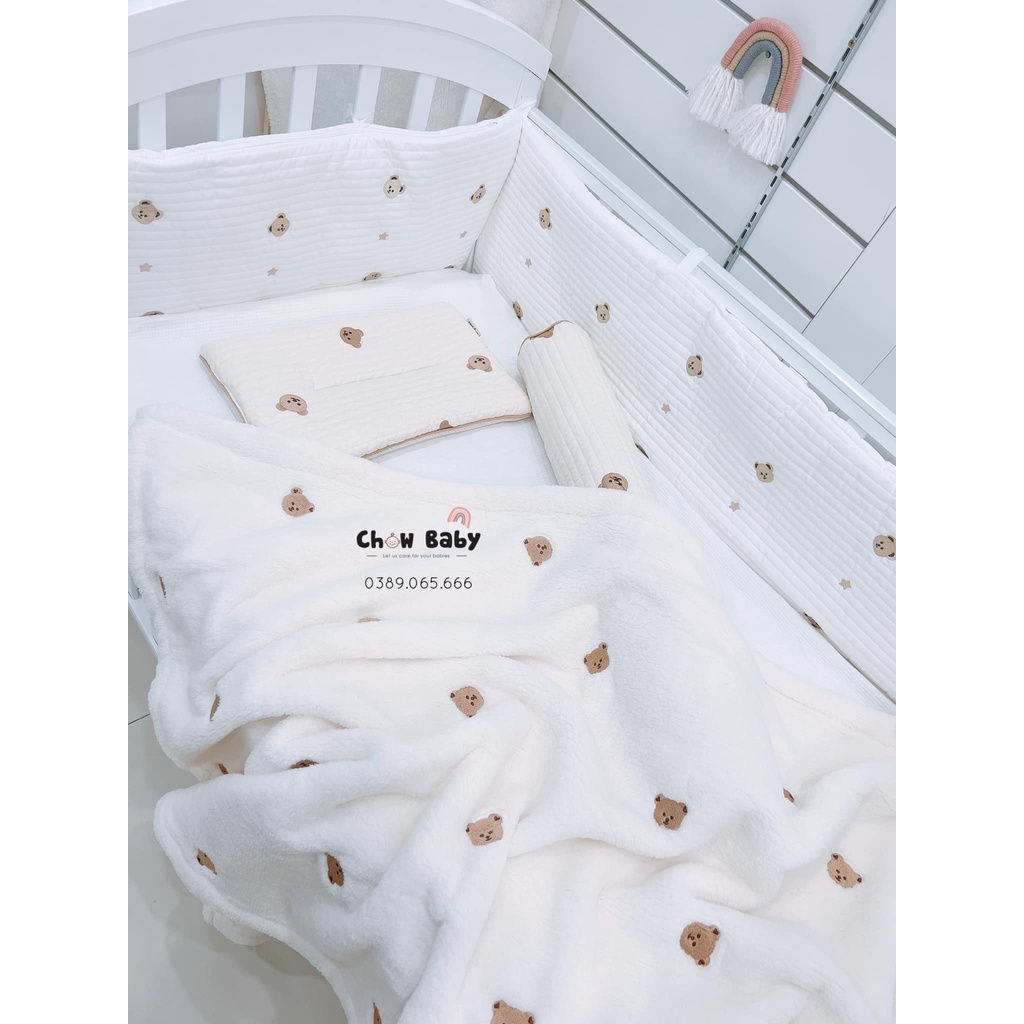 Gối ôm cho bé Chezbebe hình gấu nâu dễ thương