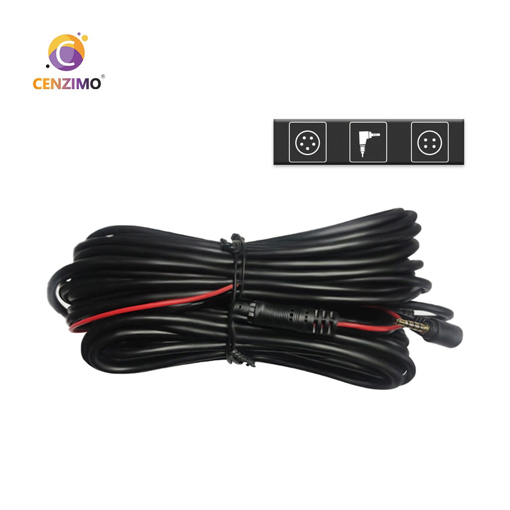 Dây Cáp Camera Sau Dài 5 Chấu / 4 Pin 5.5m / 10m Cho Xe Hơi