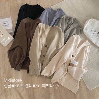 Áo Cardigan len trơn (Ảnh/Video tự chụp)