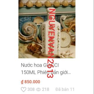 Nước hoa guc.ci 150ml limited. macy's mỹ