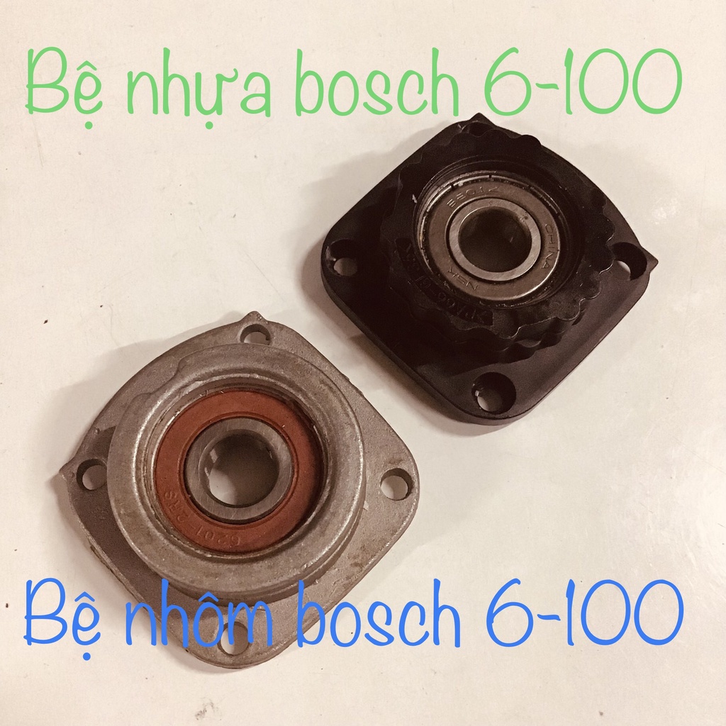 Bệ nhôm có bạc đạn máy mài bosch 6-100