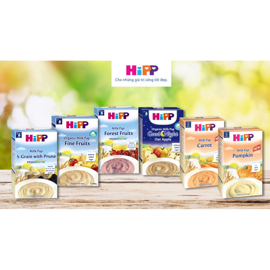Bột ăn dặm Hip tổng hợp đủ vị( chính hãng).