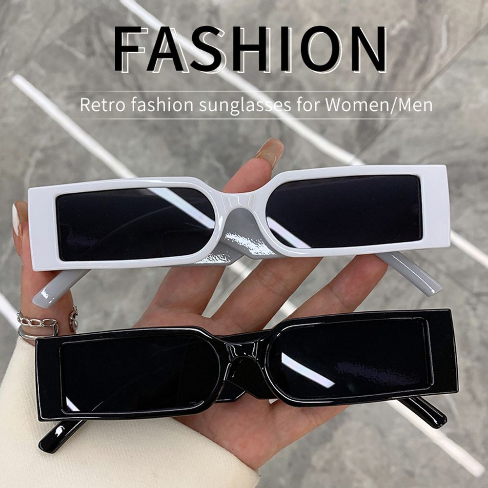 Mắt kính gọng chữ nhật chống tia UV thời trang cá tính