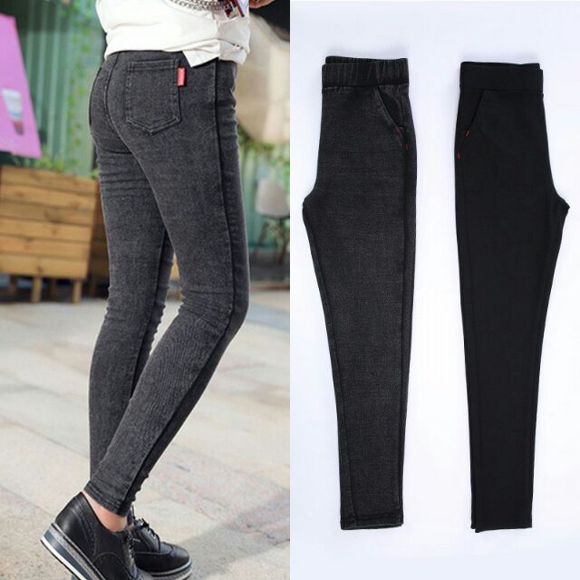 Quần bò Legging bé gái