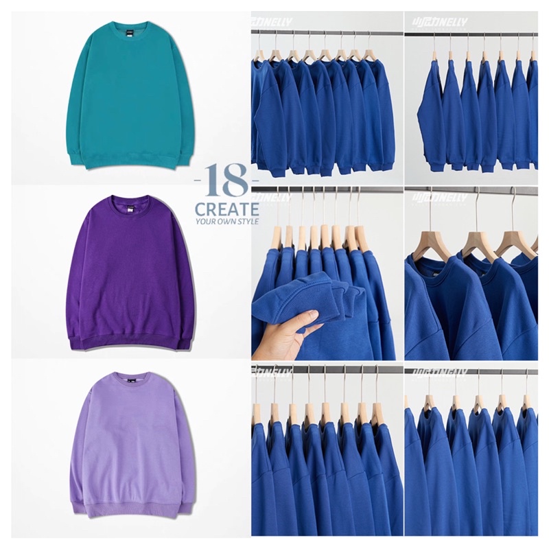 Áo sweater nỉ lông Nelly