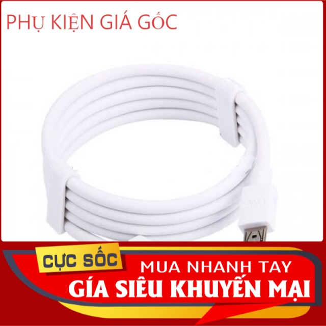 Dây Cáp Oppo VOOC Micro USB Chính Hãng bảo hành 12 tháng hỗ trợ sạc nhanh
