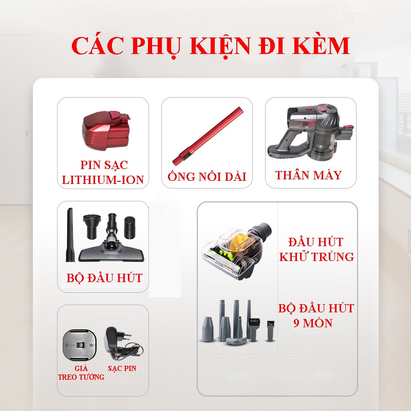 Máy hút bụi cầm tay không dây, vệ sinh trong nhà, vệ sinh bàn phím, hút bụi giường, ô tô, xe hơi, lông mèo