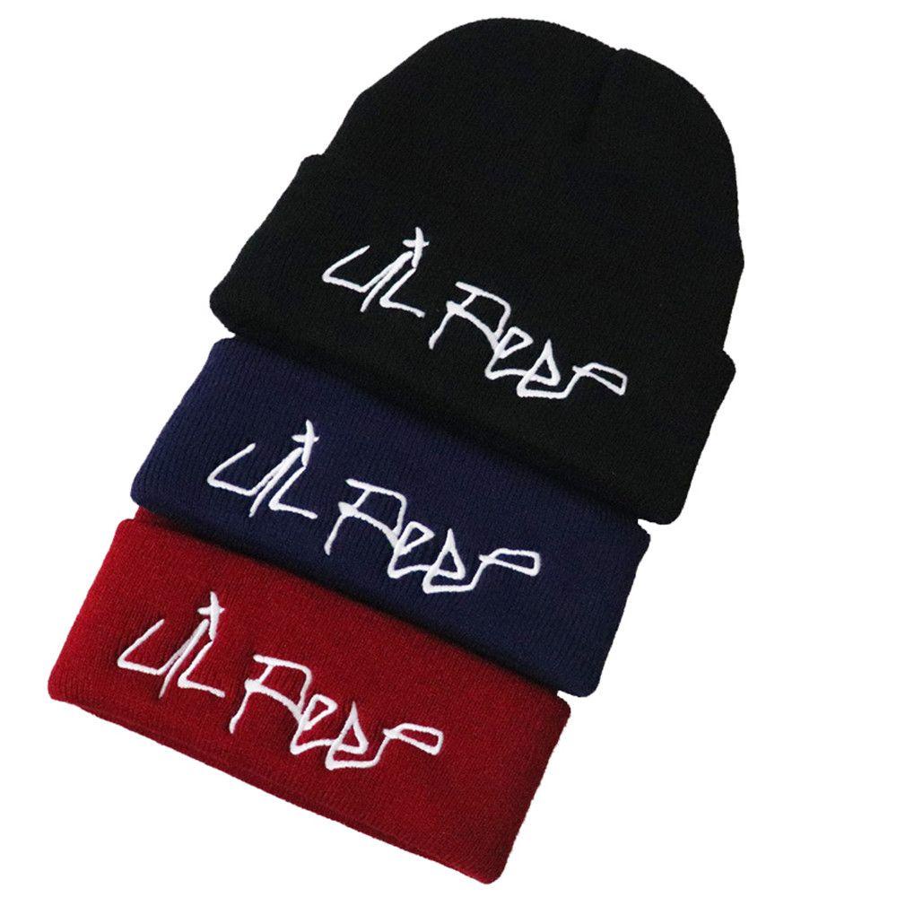Mũ Len Hip hop Unisex Thêu Hoa Hồng