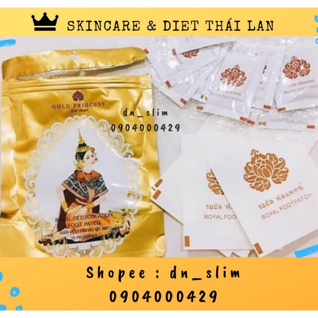 CÓ TEM CHÍNH HÃNG - Thải Độc Chân Royal Thái Lan