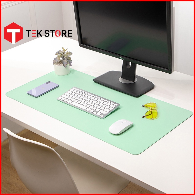 Miếng Lót Chuột Da - Deskpad Da Cao Cấp Chống Nước Chống Trầy - 80x40cm / 25x20cm