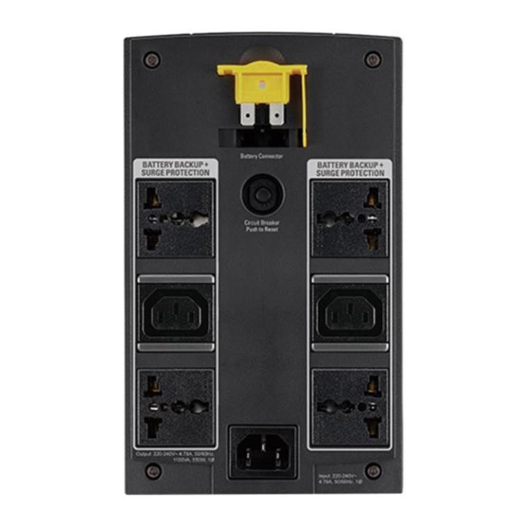 [Có bình, BH 2 năm] Bộ lưu điện UPS APC BX1100LI-MS 1100 VA, Công suất 550 Watts- Chính hãng Digiworld