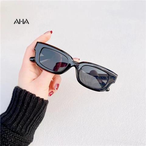 Kính mát AHA official gọng vuông nhỏ độc đáo phong cách cổ điển thời trang cho nam và nữ