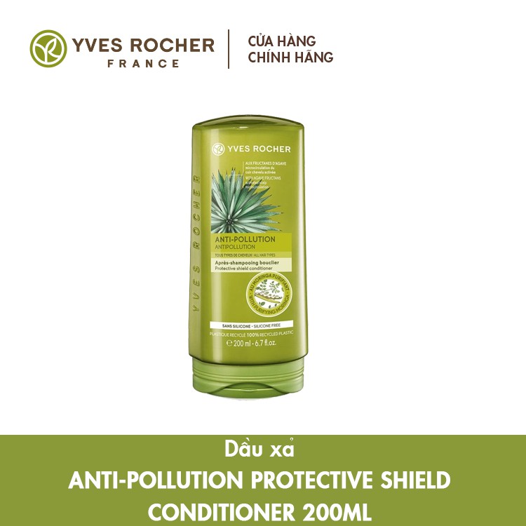 Dầu Xả Chăm Sóc Tóc Thanh Lọc Yves Rocher Anti-Pollution Protective Shield Conditioner 200ml