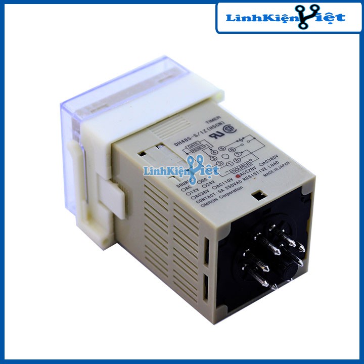 Rơ Le Thời Gian OmRon DH48S-1Z 220VAC 0.1S-99H (1 Cặp Tiếp Điểm)