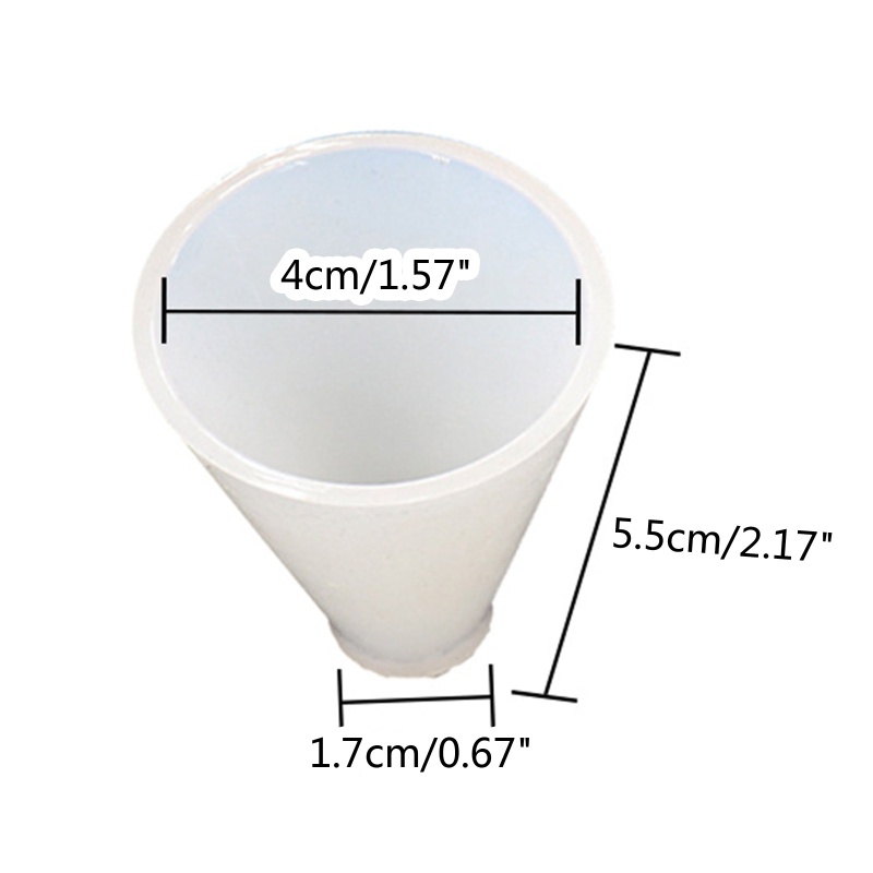 Khuôn Silicone Tạo Hình Làm Xà Phòng Hình Nón 3D