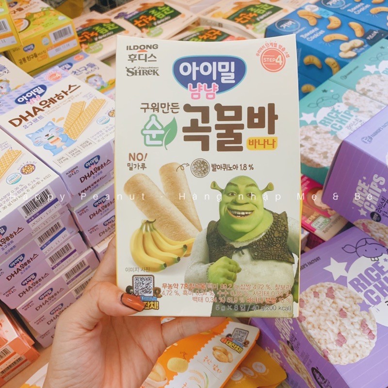 [ĂN DẶM] Bánh cuộn ngũ cốc ăn dặm ildong Hàn Quốc cho bé 12m+