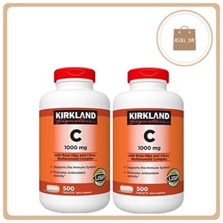  Viên Uống Bổ Sung Vitamin C 1000mg Kirkland hộp 500 viên của Mỹ