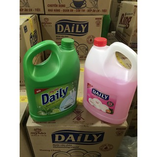 Nước rửa chén Mỹ Hảo hương trà xanh/hương chanh/hương bưởi can 3.8kg