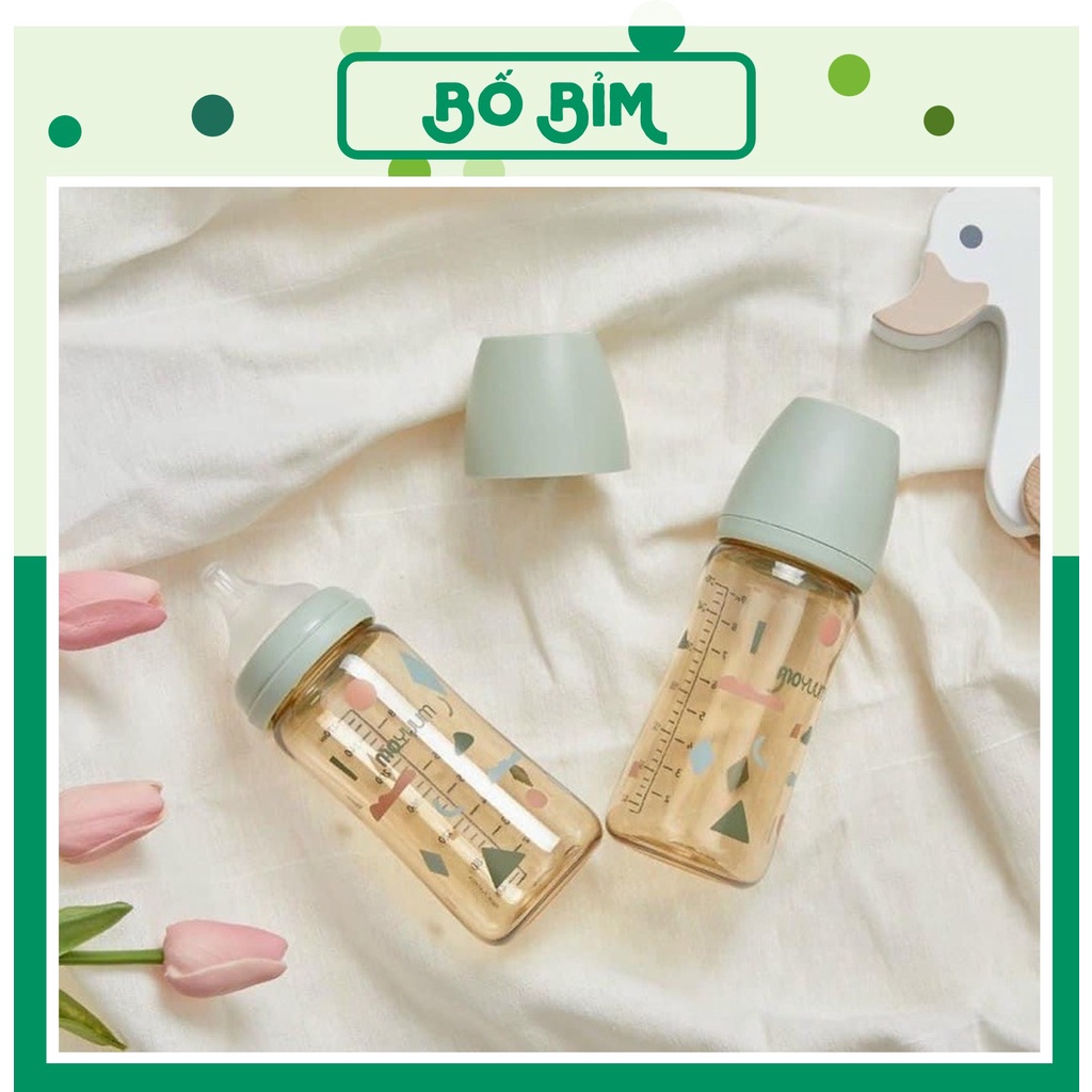 ⚡BÁN LỖ XIN 5 SAO⚡Bình sữa Moyuum Cloud LimitedHọa Tiết/Moyuum Mây ☁️ [HỖ TRỢ ĐỔI NÚM] 170ml/270ml