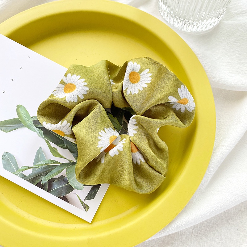 Dây Buộc Tóc Cỡ Lớn Phong Cách Hàn Quốc Thời Trang Mùa Hè Xinh Xắn Cho Nữ