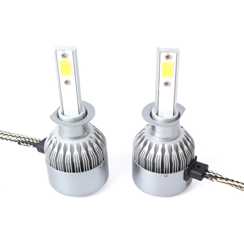 Bóng Đèn Pha B' C6 Led Cob H1 36w 7600lm Ánh Sáng Trắng/Vàng