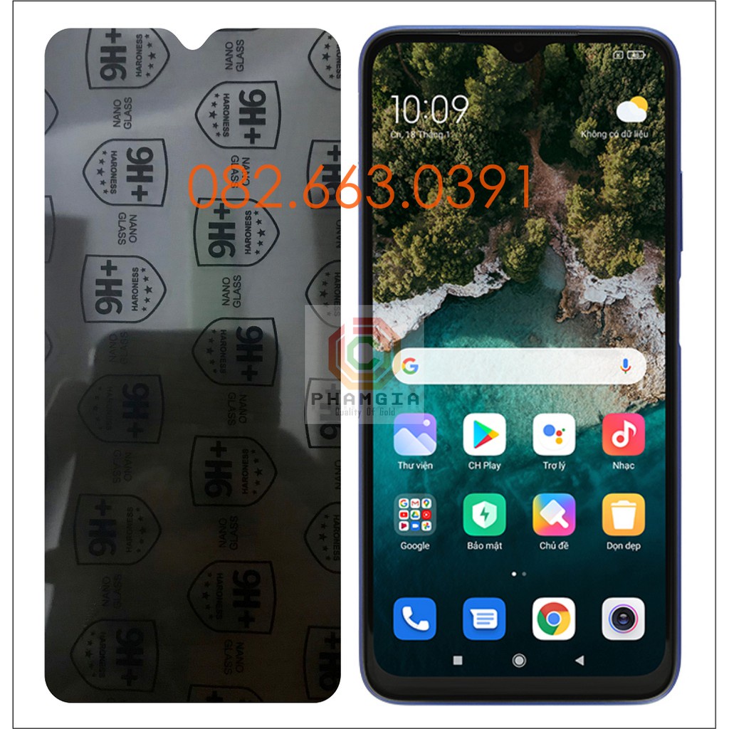 Dán cường lực chống nhìn trộm Xiaomi Redmi 9T dẻo nano