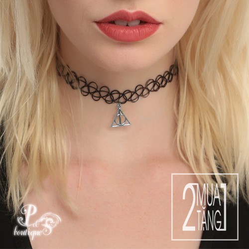 [MUA 2 TẶNG 1] Vòng sát cổ/ choker Harry Potter Deathy Hallows