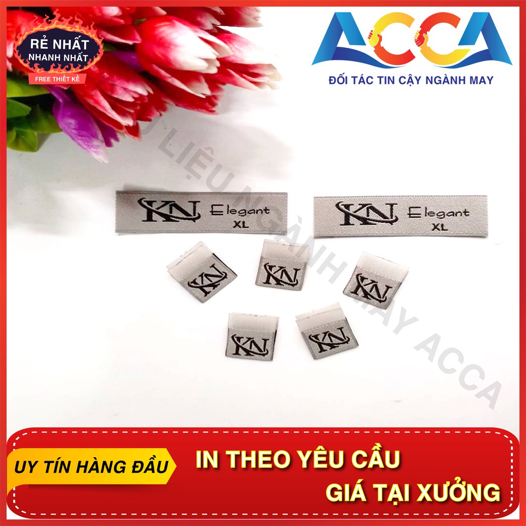 Nhận In Tag, Mác quần áo tại Hà Nội và Các Tỉnh Miền Bắc_Giá cạnh tranh_Giao hàng toàn quốc