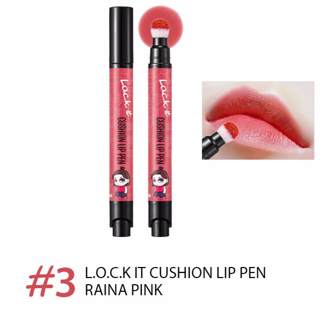 (Hàng Mới Về) Son Môi Air Cushion L.O.C.K It Màu Sắc Hàn Quốc (No.3 - Màu Hồng) | BigBuy360 - bigbuy360.vn