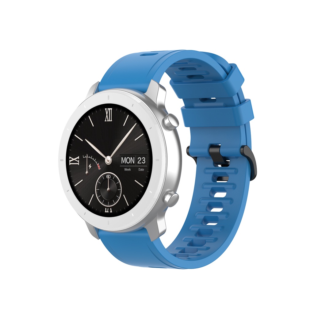 Dây Đeo Silicon Thay Thế Cho Đồng Hồ Thông Minh Huami Amazfit GTR 4/3/2/2e/mini/42mm/47mm GTR2 GTR3 Pro