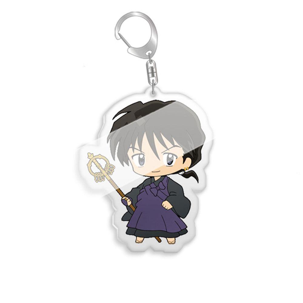 LANFY Móc Khóa Nhựa Acrylic Hình Nhân Vật Hoạt Hình Inuyasha