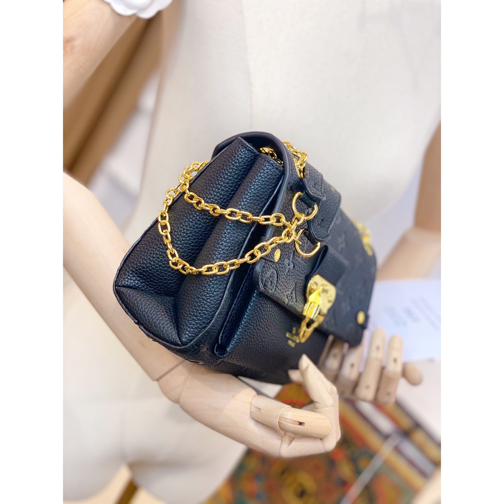 Túi Đeo Chéo LV Vavin Hoạ Tiết Sắc Nét Logo In Chìm Dây Đeo Chống Đau Vai 21CM